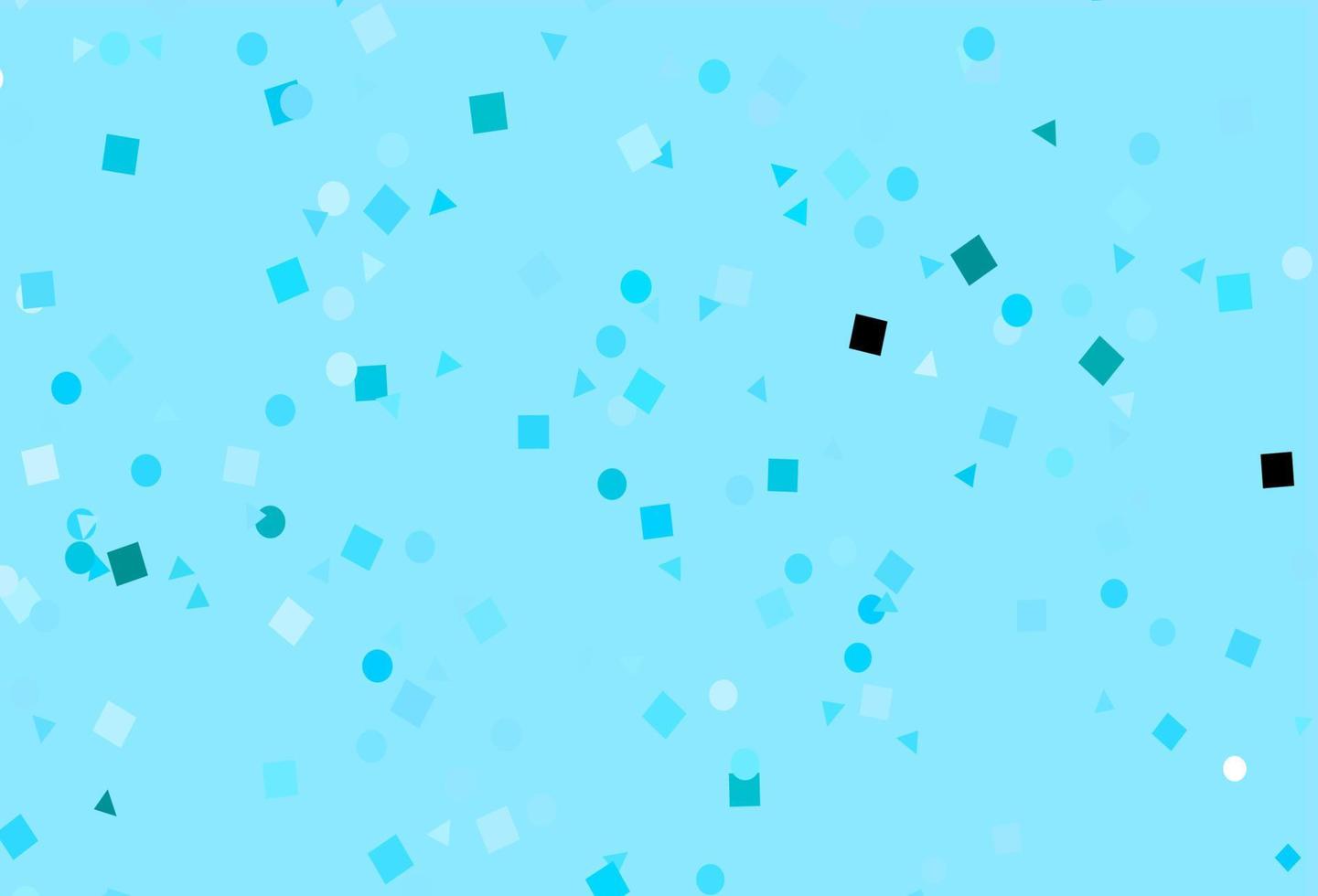 Light BLUE vector texture in poly style with circles, cubes.
