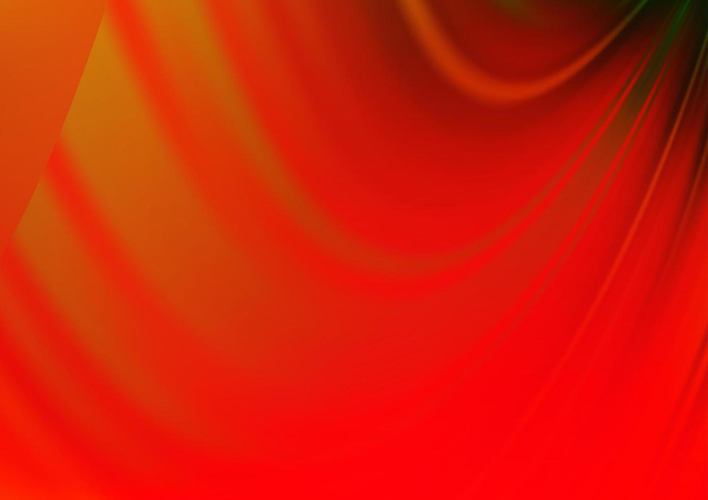 Light Green, Red vector blurred shine abstract template.