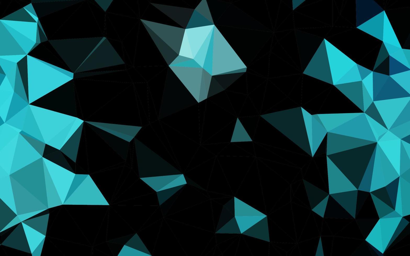 Light BLUE vector polygonal template.