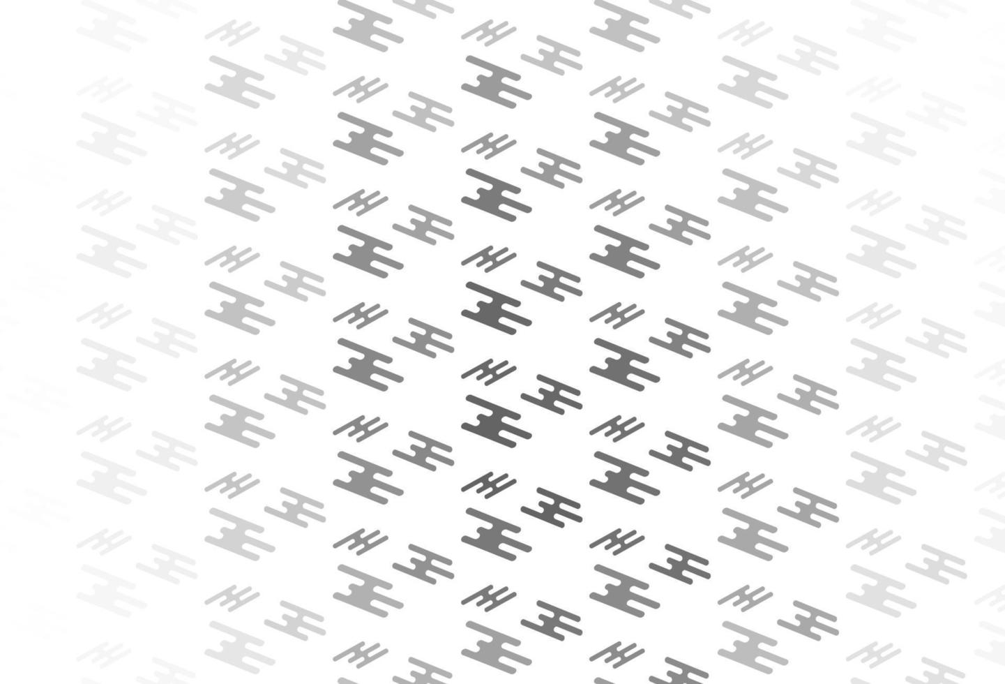 Fondo de vector gris plateado claro con líneas rectas.