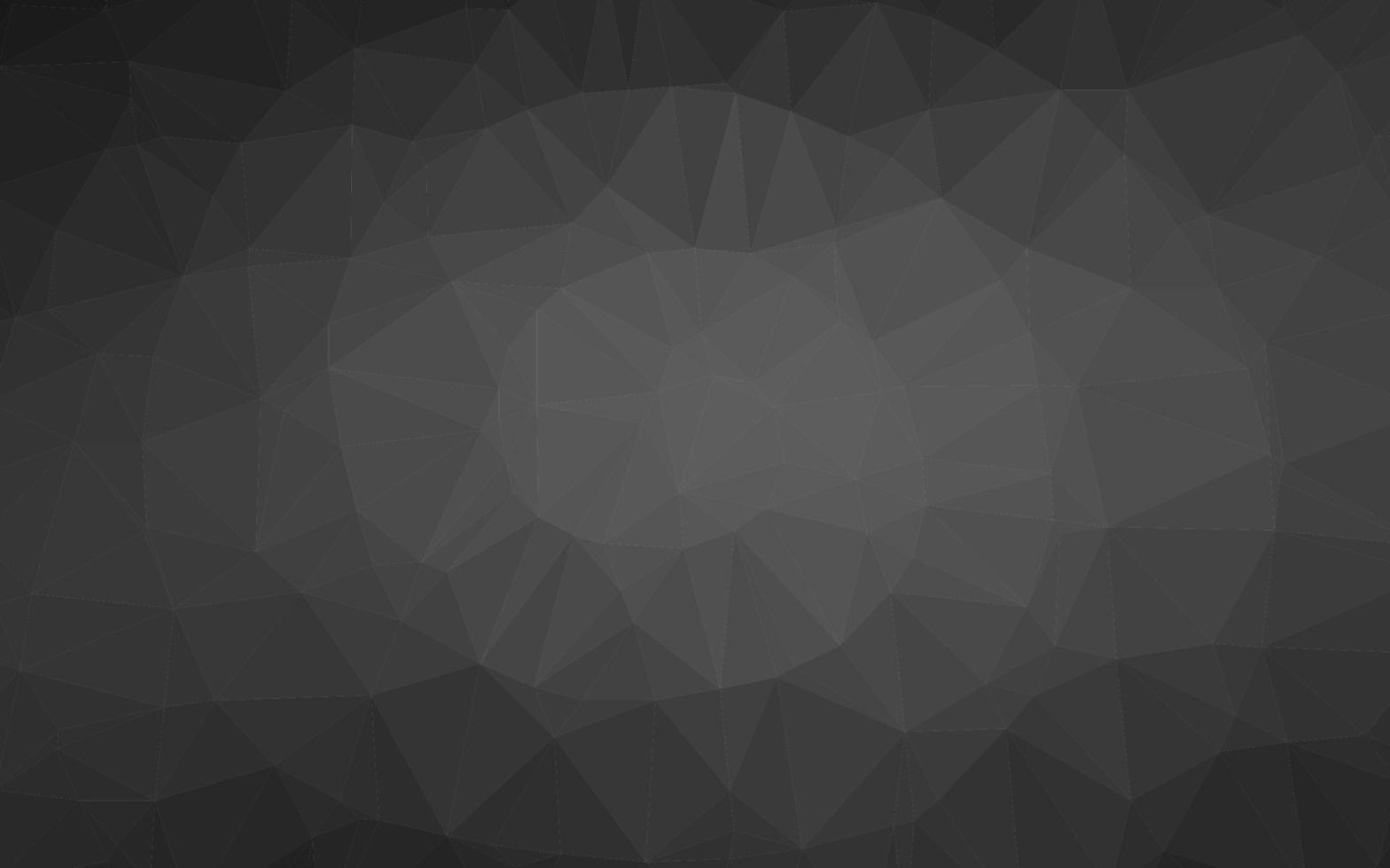 Dark Silver, Gray vector polygonal pattern.