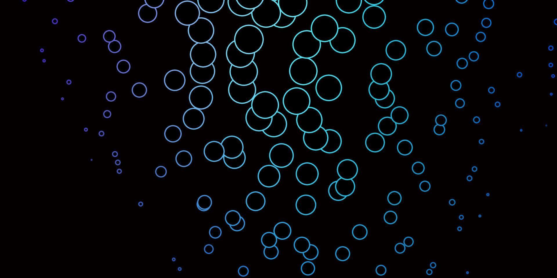 Dark Pink, Blue vector template with circles.