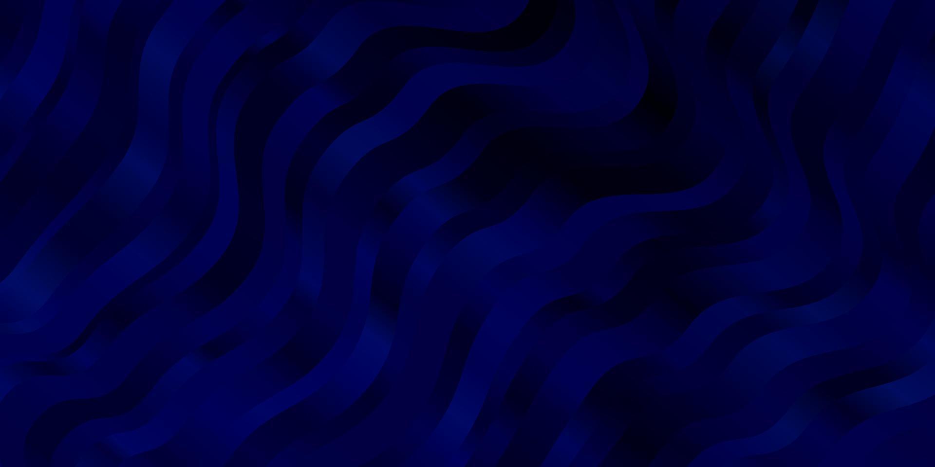 Dark BLUE vector texture with wry lines.