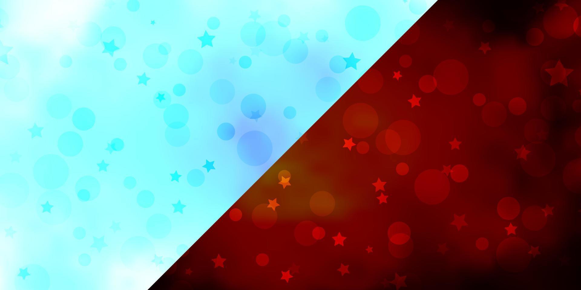 Vector background with circles, stars.