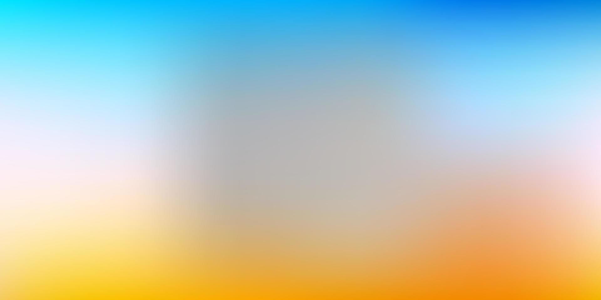 Light Blue, Yellow vector gradient blur template.