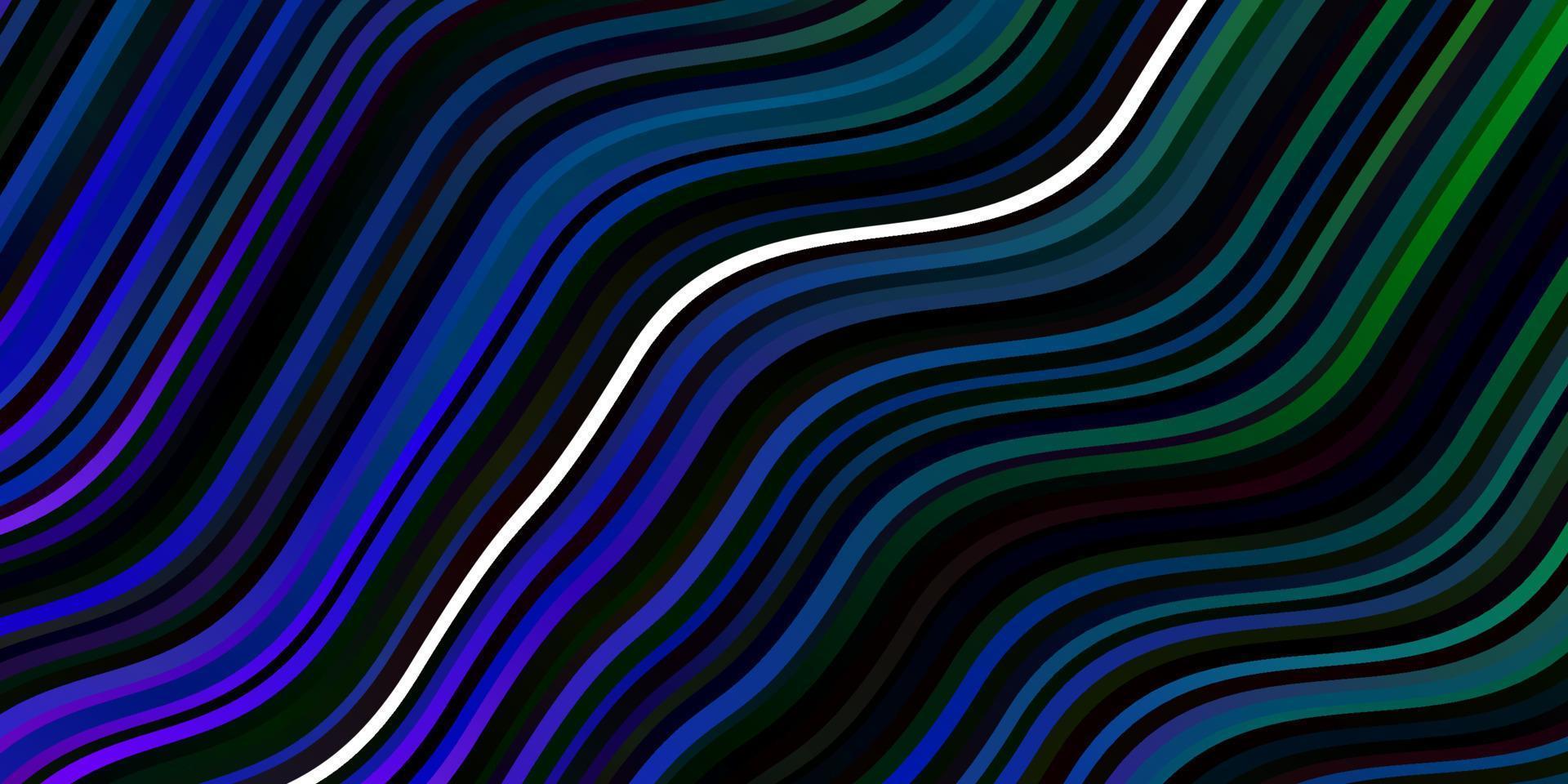 Dark Multicolor vector layout with curves.