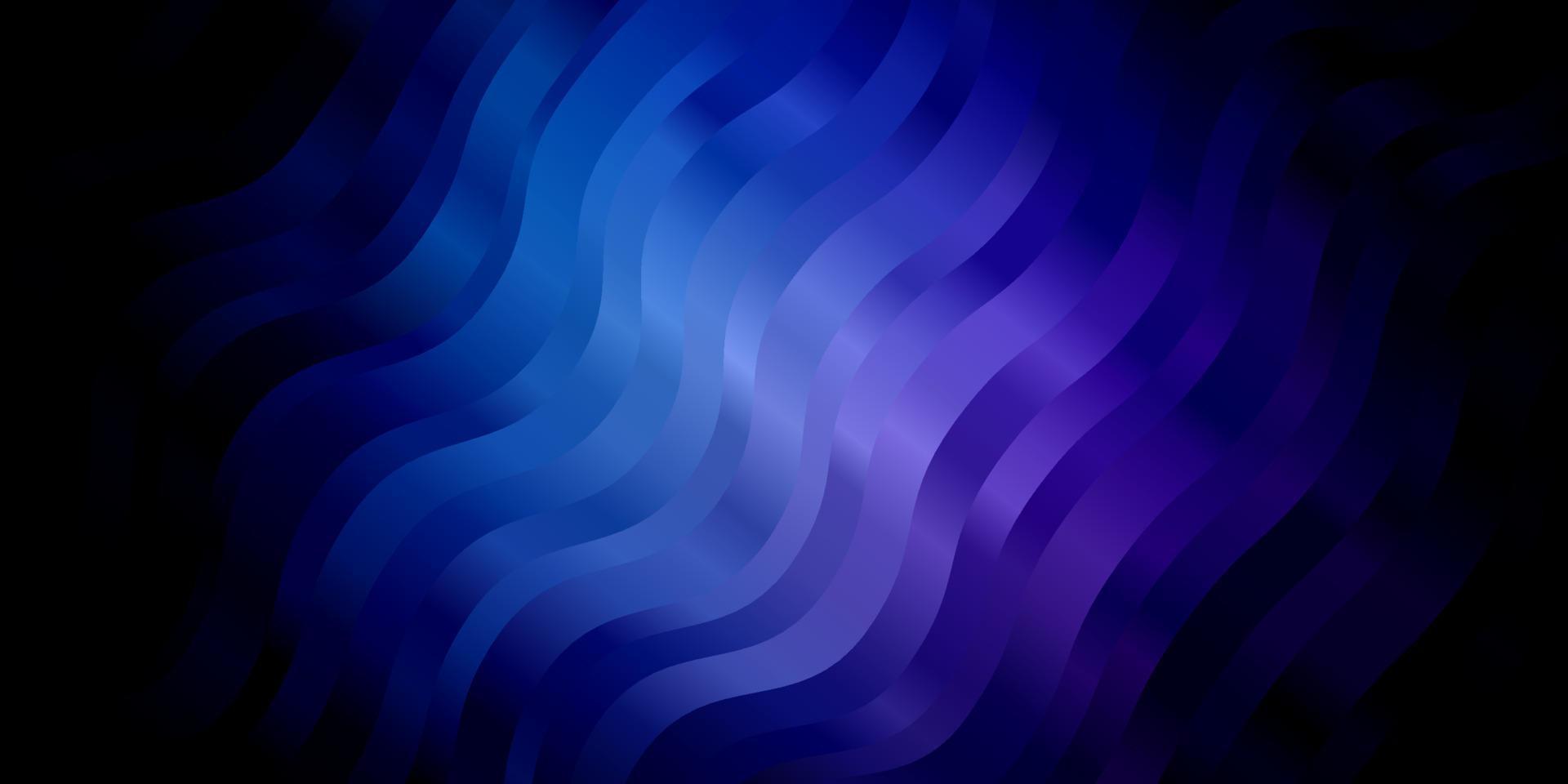 Dark Pink, Blue vector backdrop with bent lines.