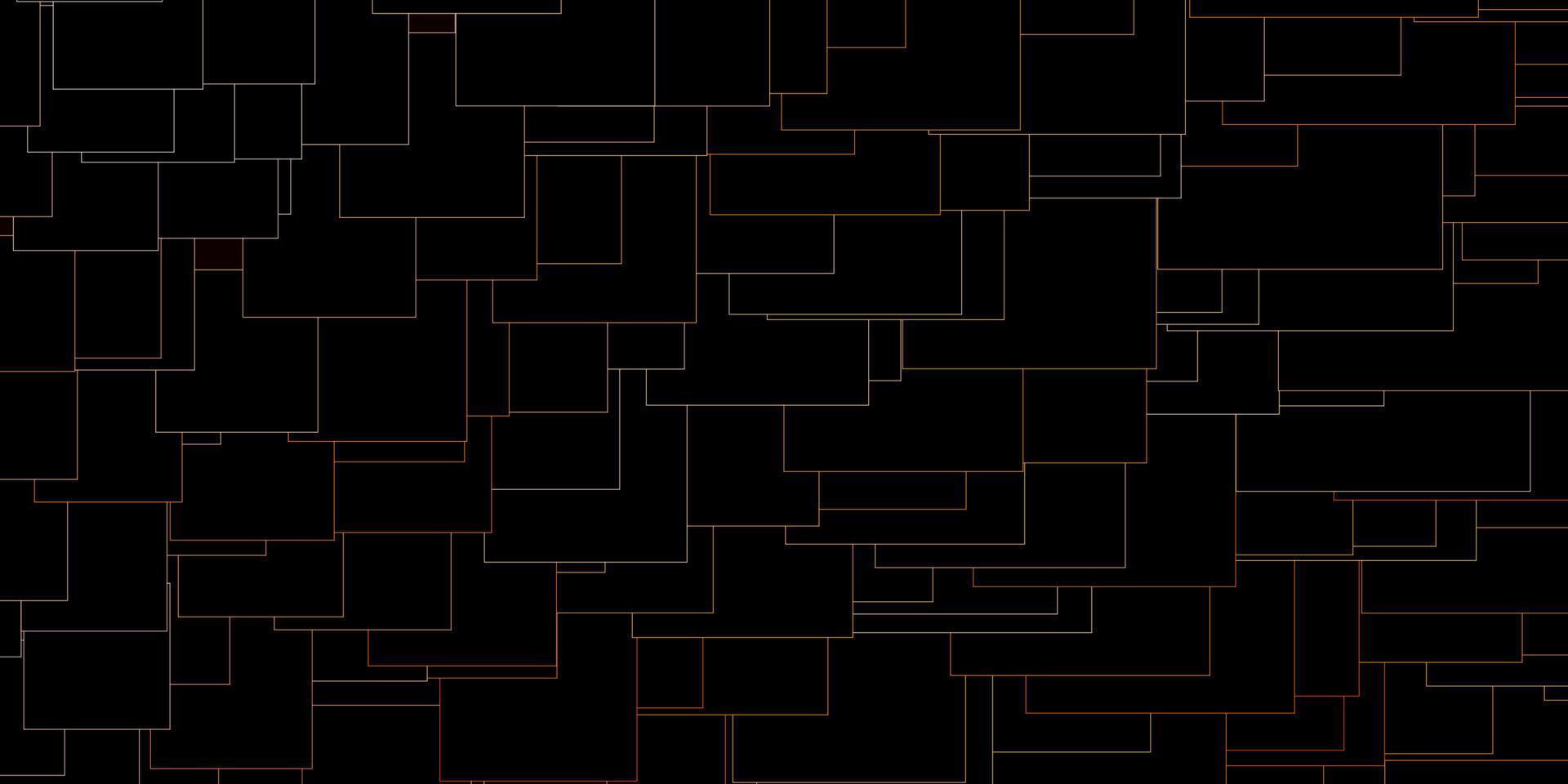 Dark Orange vector pattern in square style.