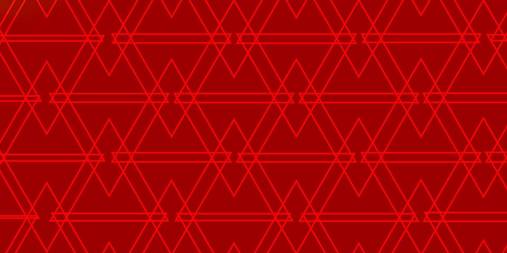 Light Red vector pattern with polygonal style.