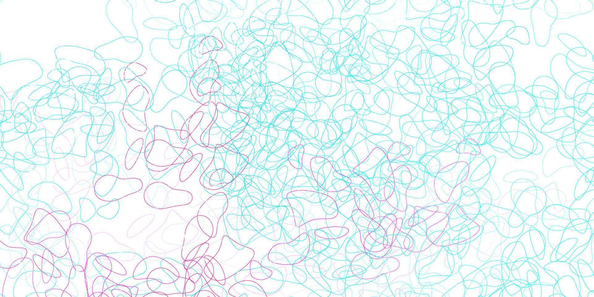 Light blue, red vector background with random forms.