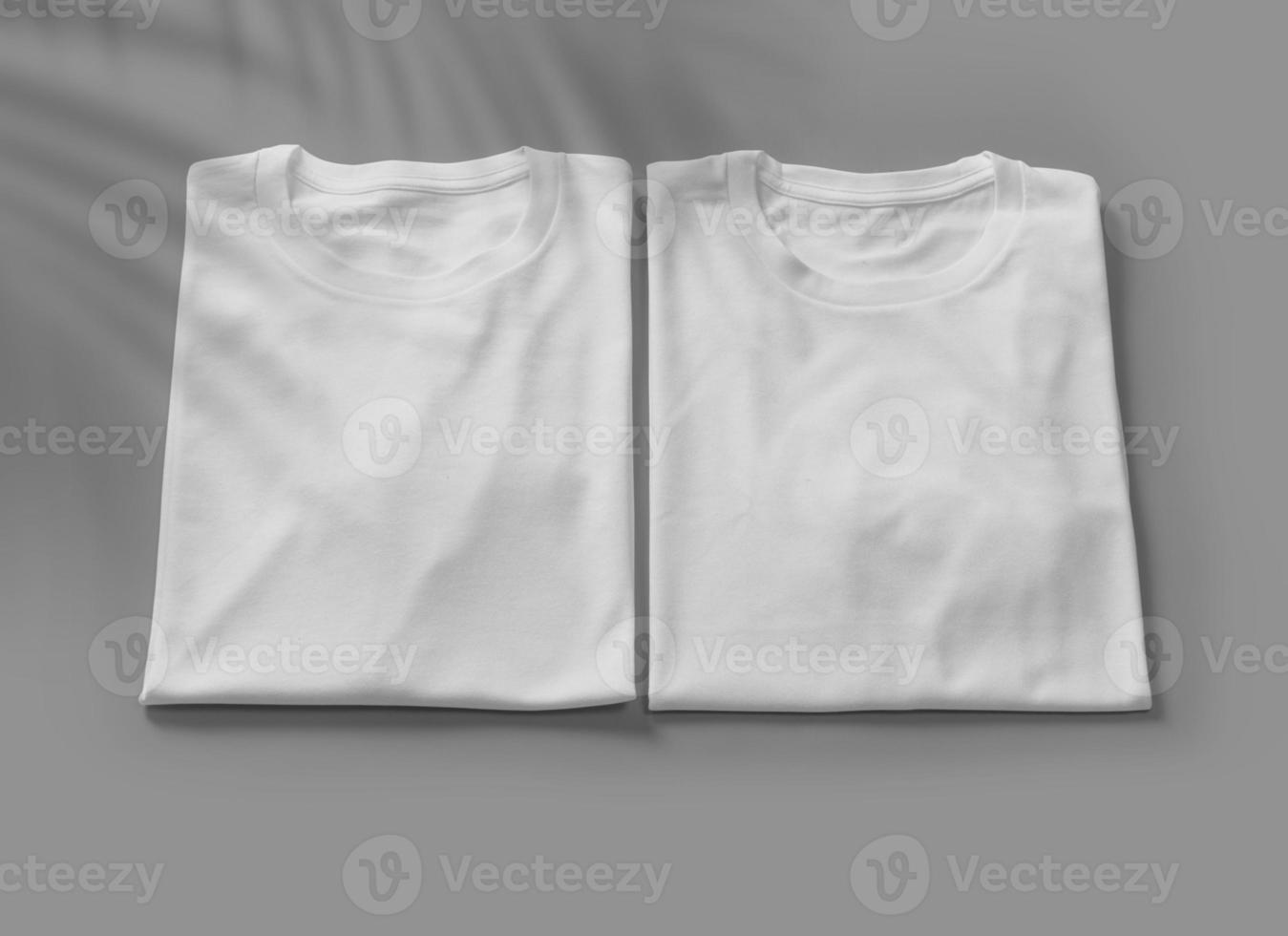 Folded T-Shirt mockup template photo