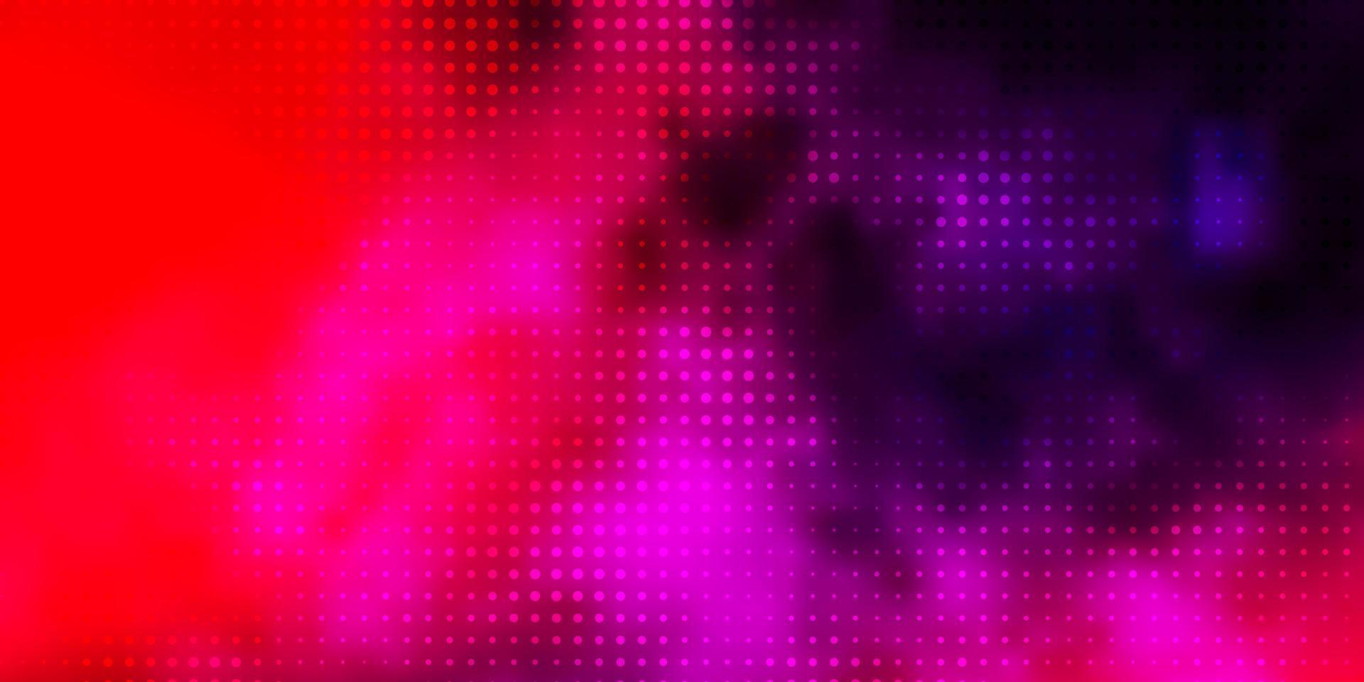 Dark Pink, Yellow vector background with spots.