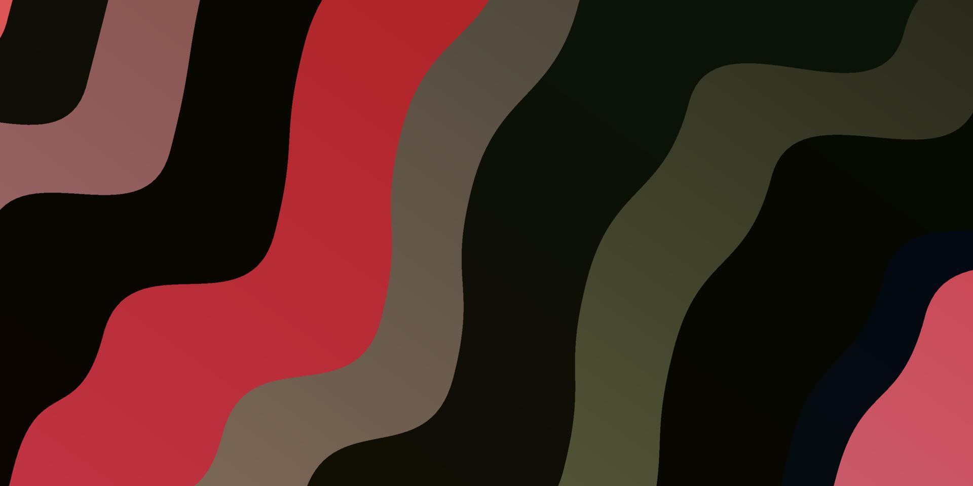 Dark Red vector texture with wry lines.