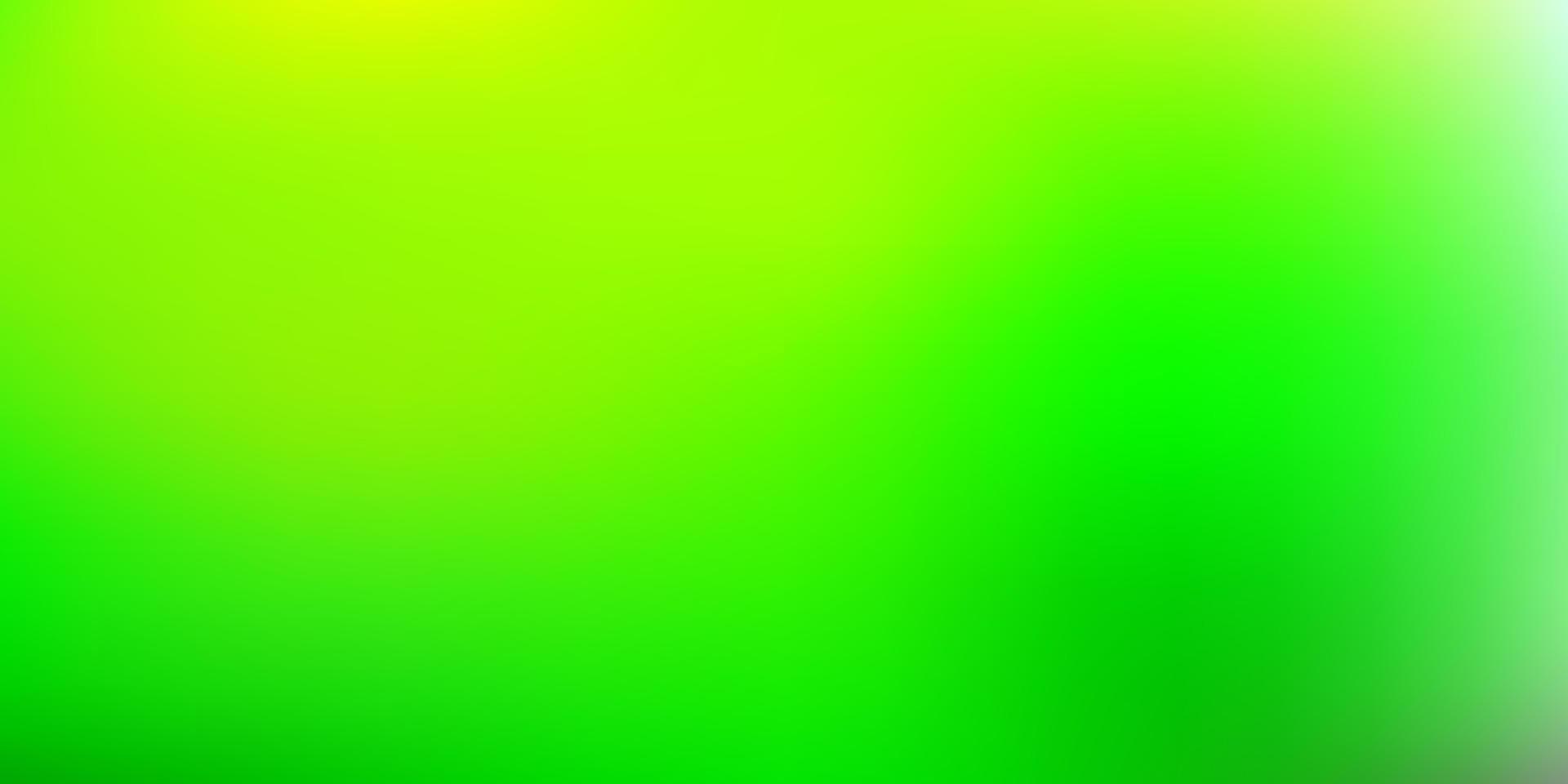 textura de desenfoque de vector verde claro, amarillo.