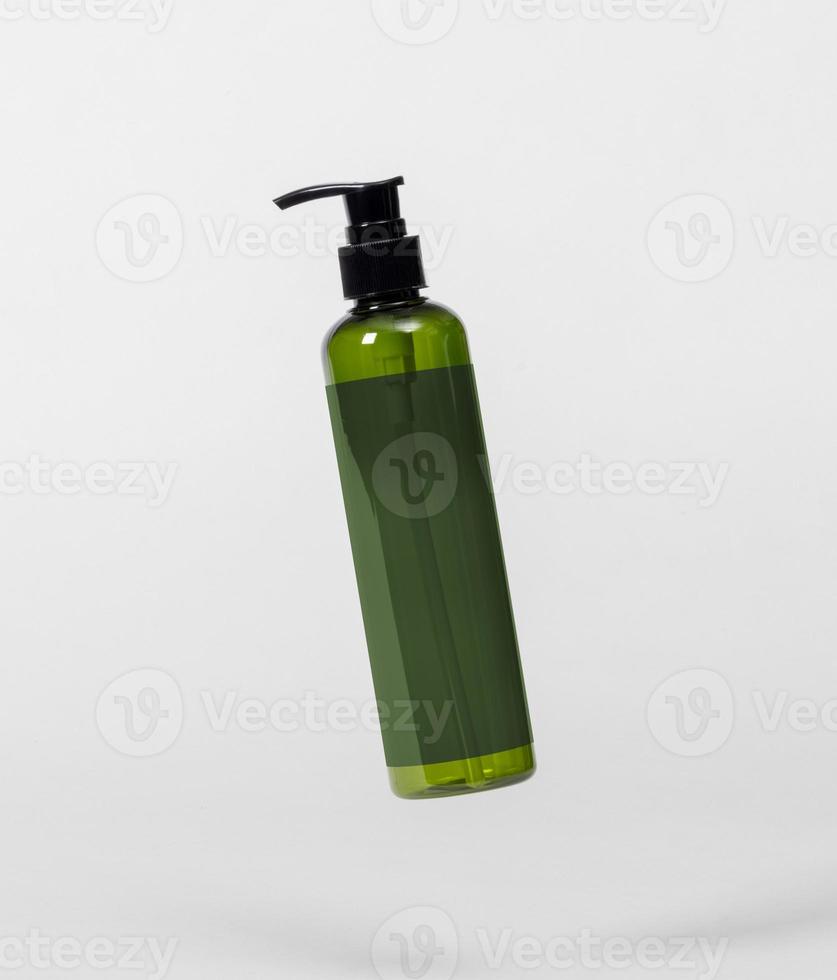 Pump bottle for cosmetic mockup with copy space for your logo or graphic design photo