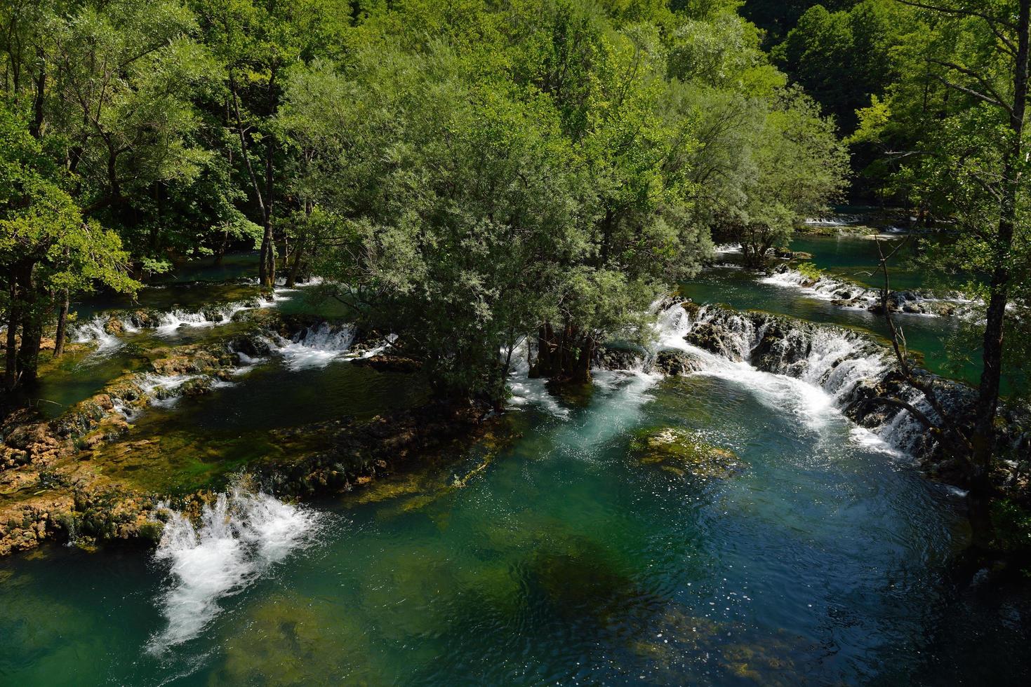 View of a waterfall photo