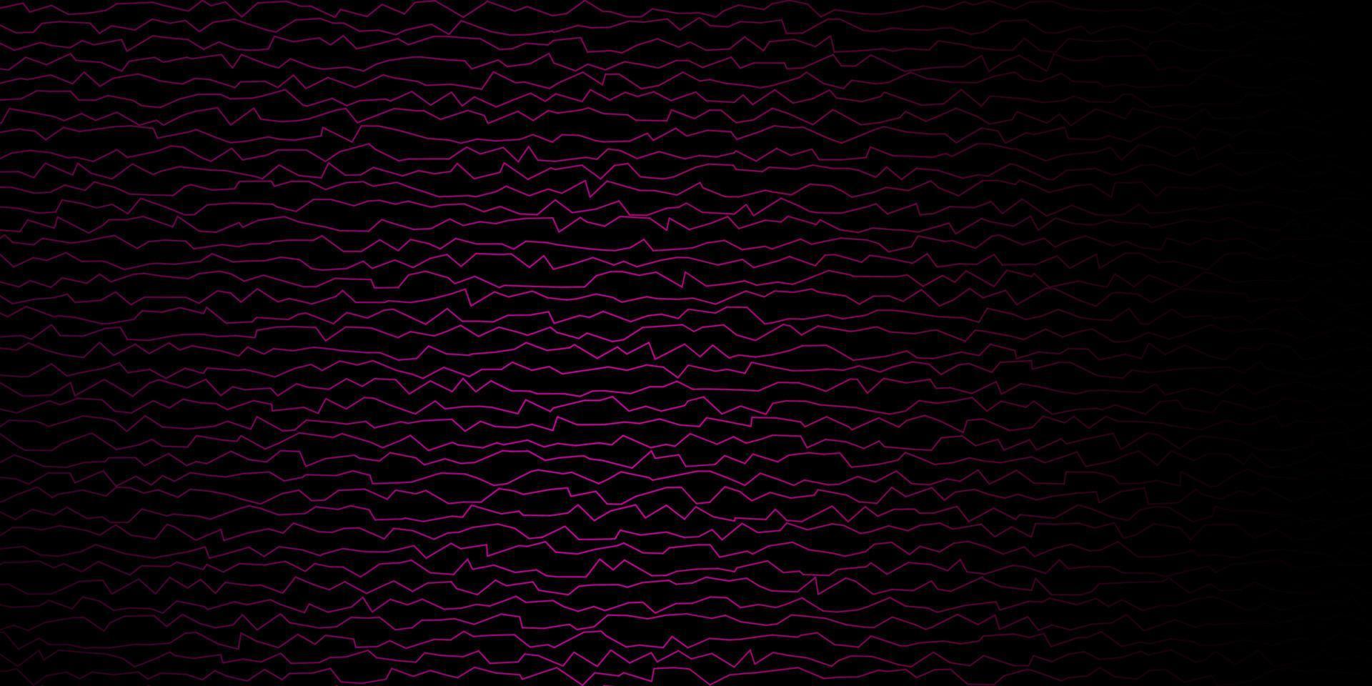 Dark Pink vector pattern with lines.