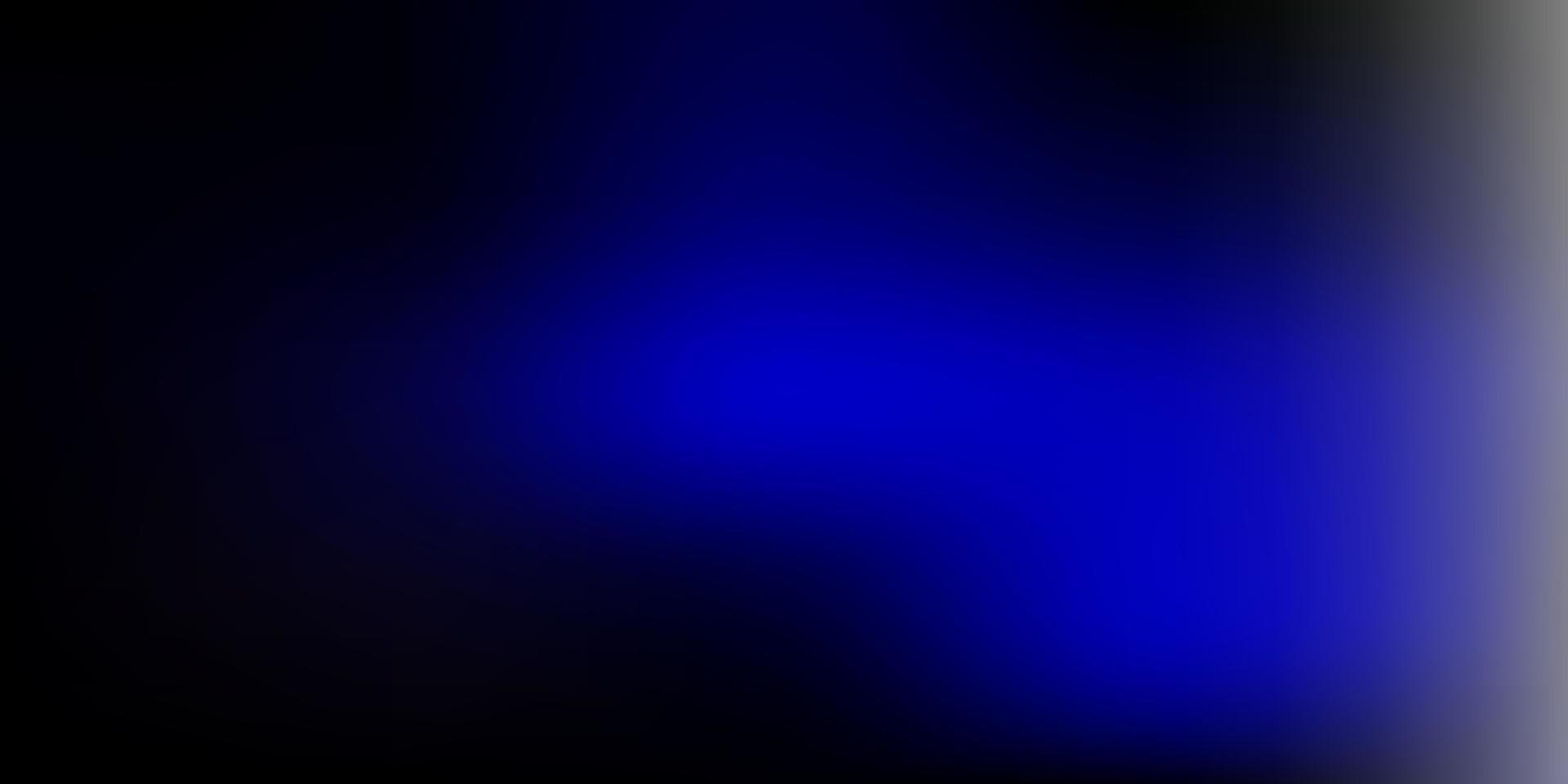 Dark blue vector abstract blur backdrop.