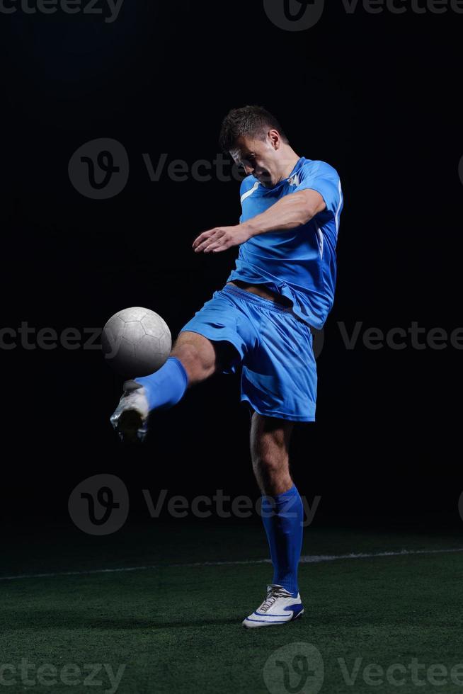 Soccer player view photo