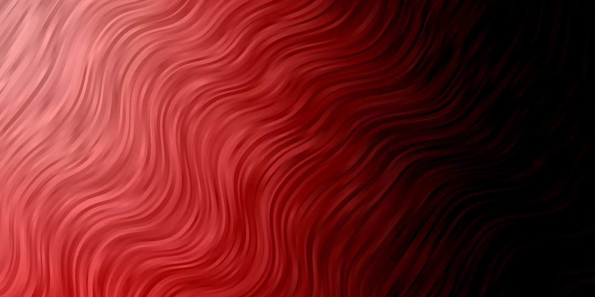 textura de vector rosa claro, rojo con líneas torcidas.