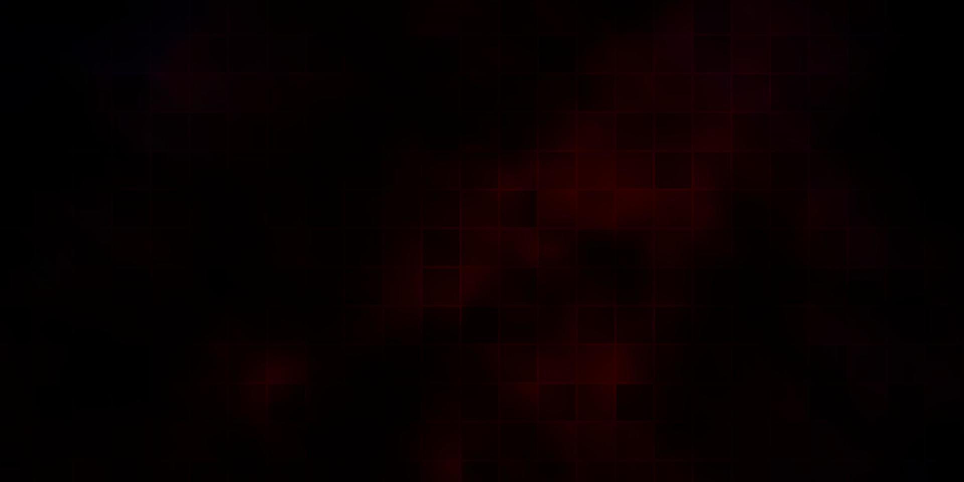 Dark Red vector backdrop with rectangles.