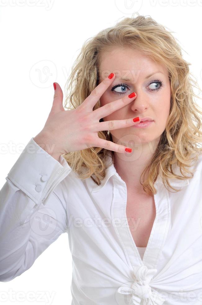 woman nail care photo