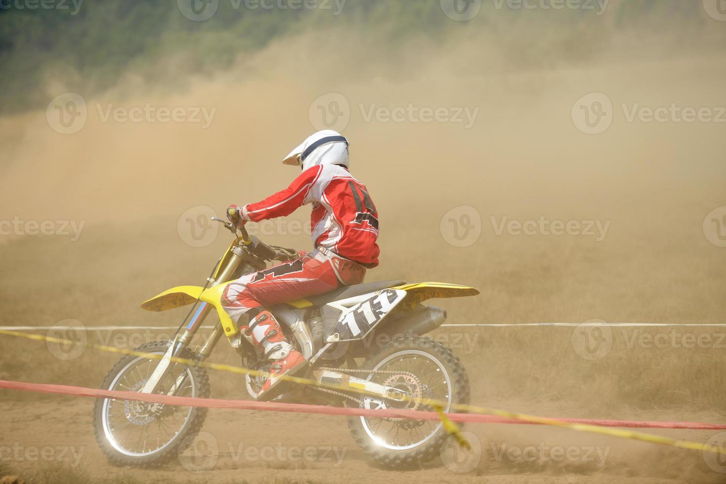 Motocross bike race photo