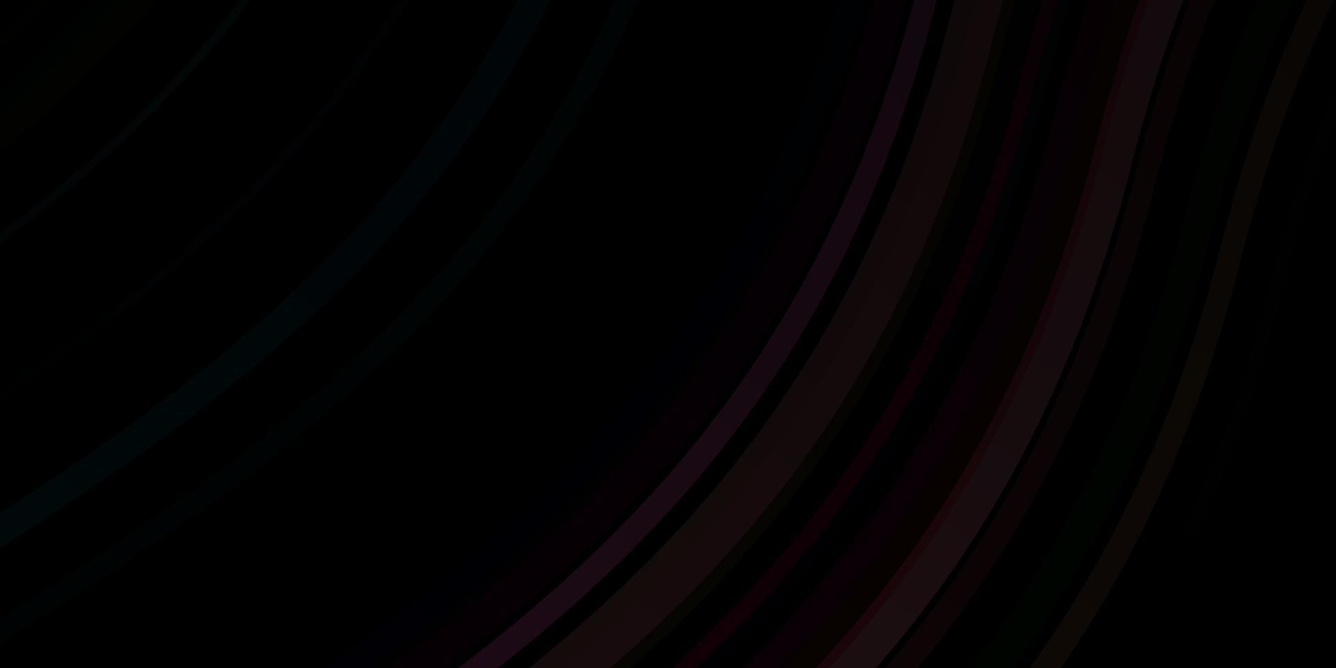Dark Multicolor vector pattern with lines.