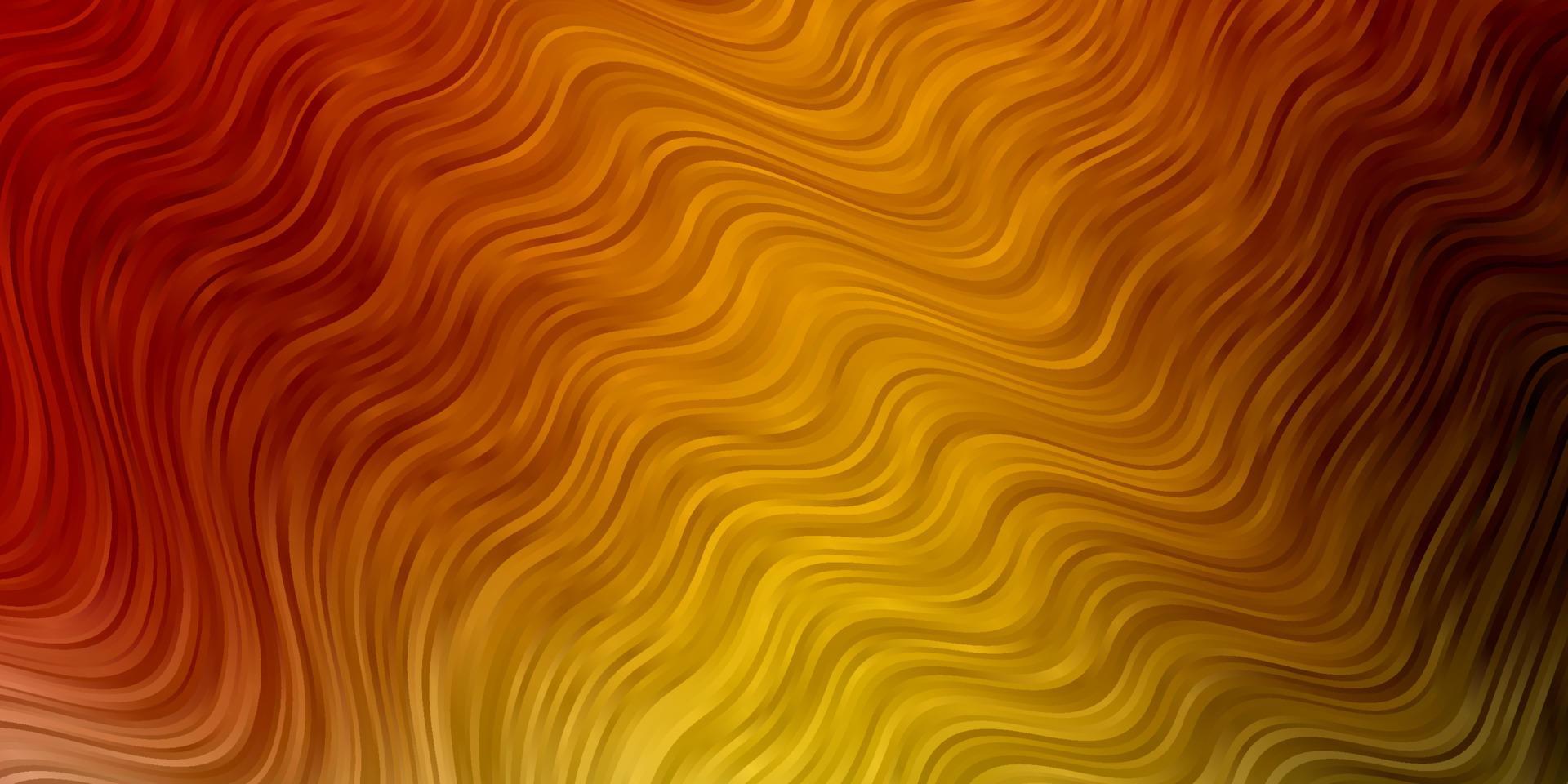 Light Green, Yellow vector backdrop with circular arc.