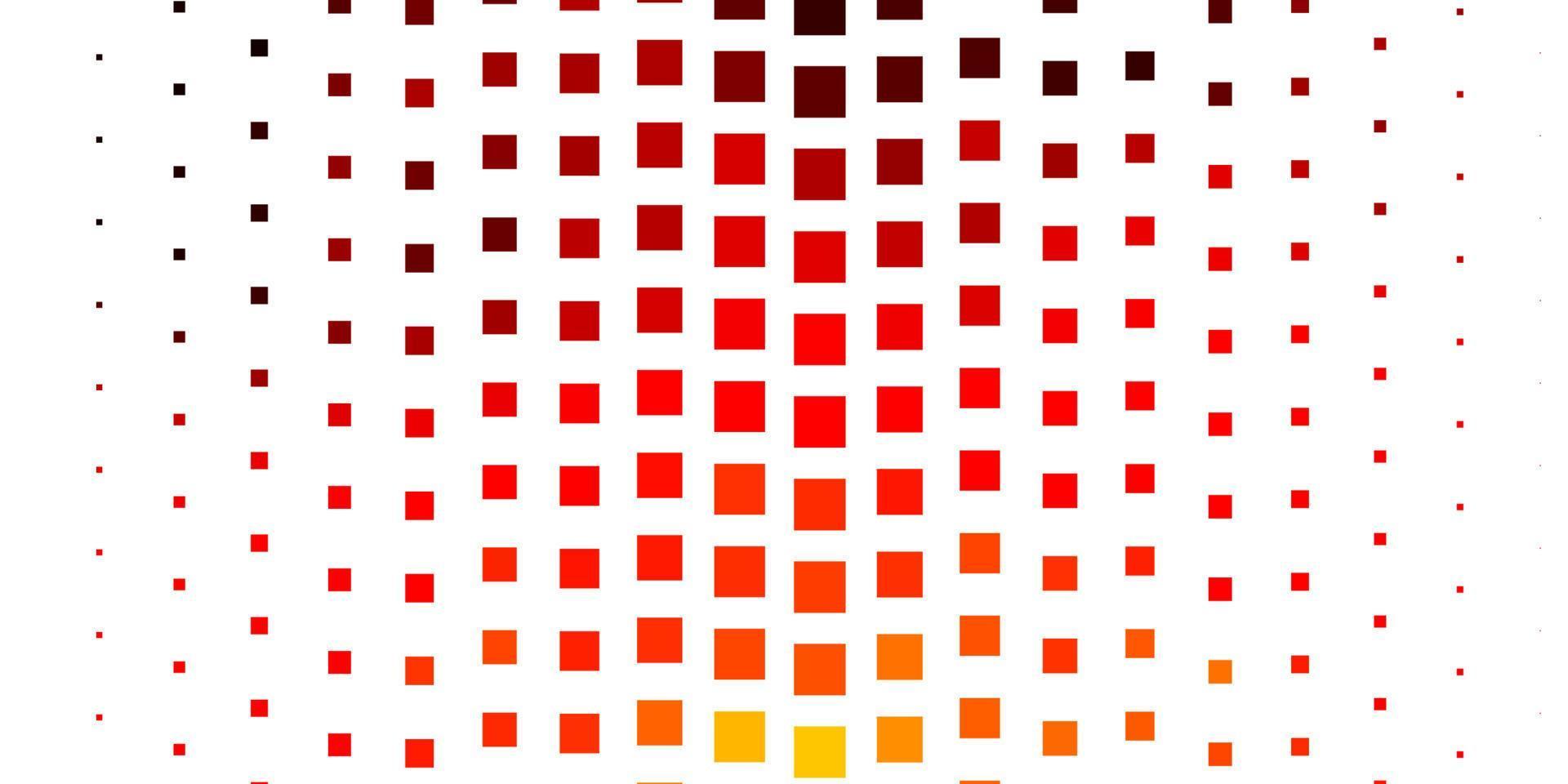 Light Red, Yellow vector backdrop with rectangles.