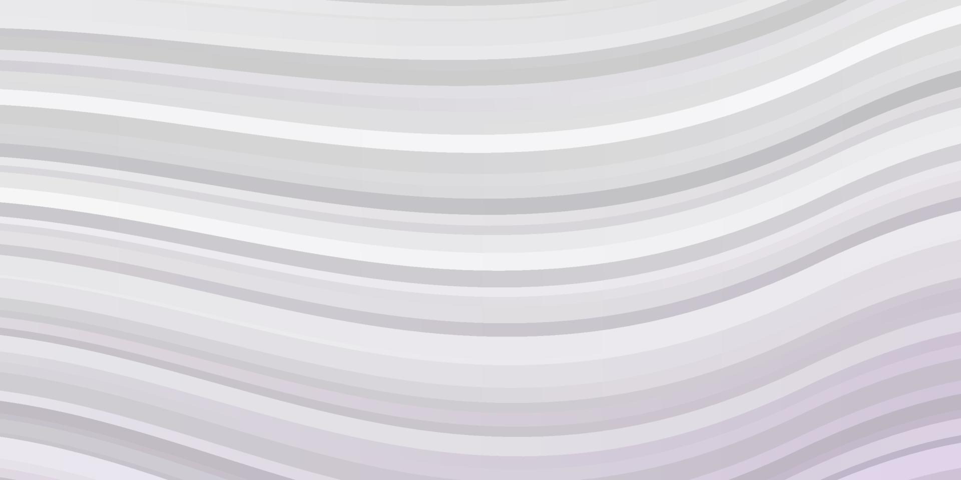 Light Purple vector background with curved lines.