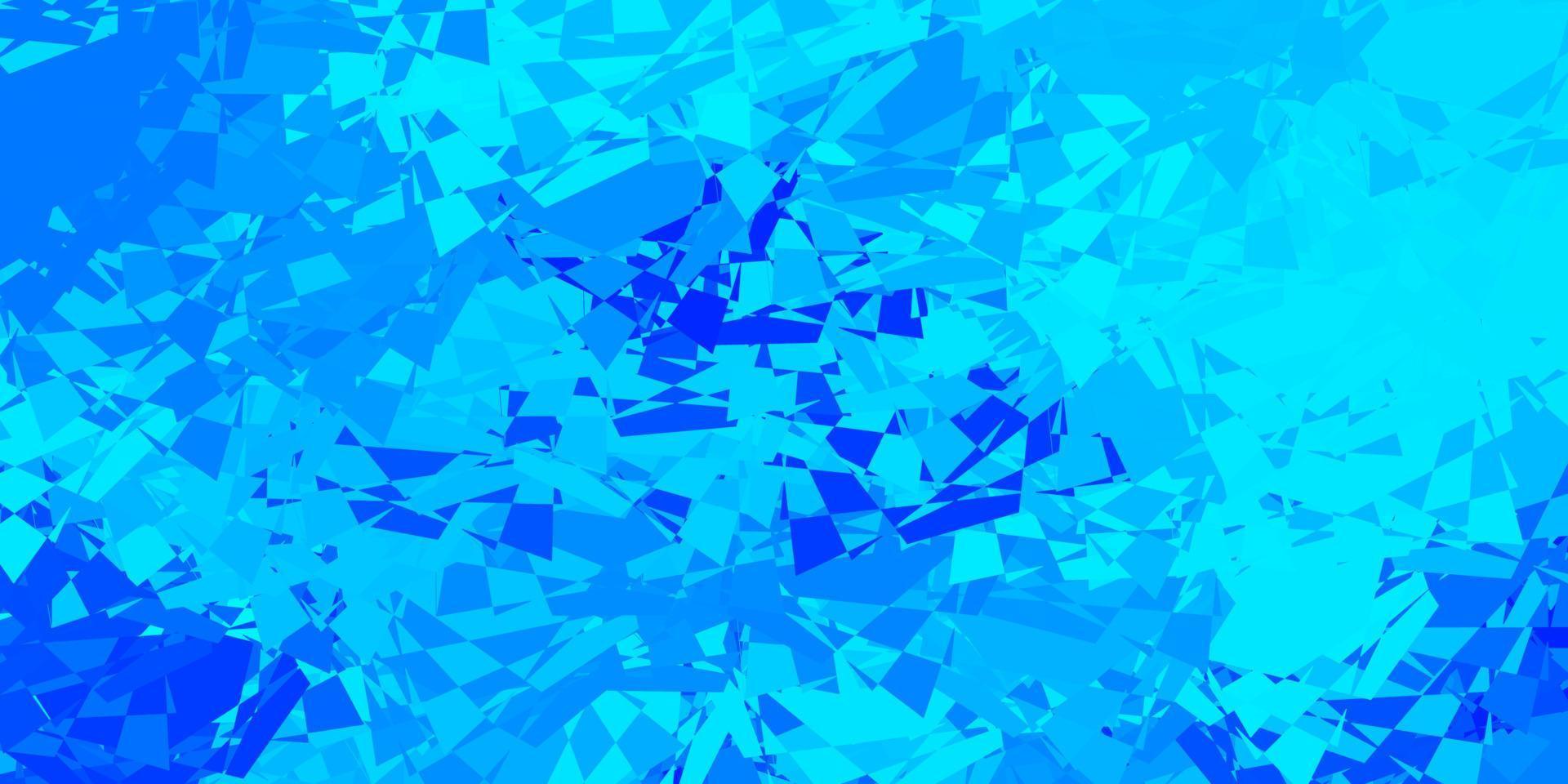Fondo de vector azul claro con formas poligonales.