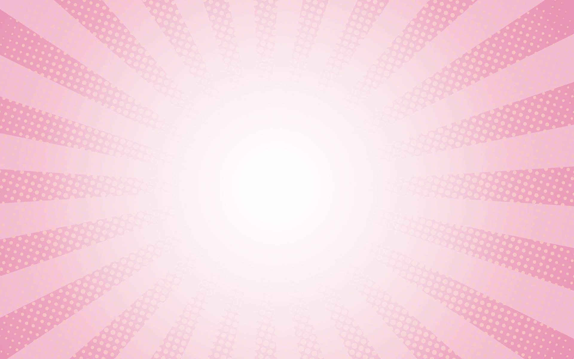 Sun rays retro vintage style on pink background, Comic pattern with
