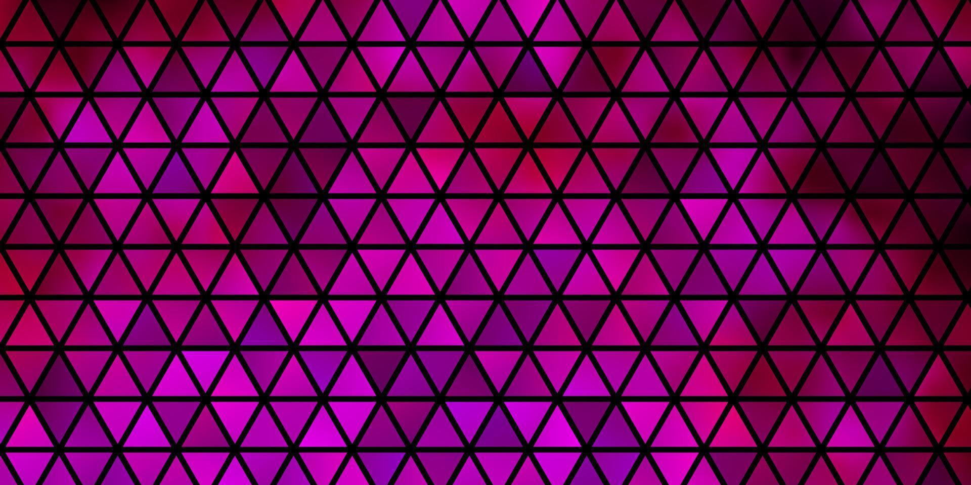 Light Pink vector pattern with polygonal style.