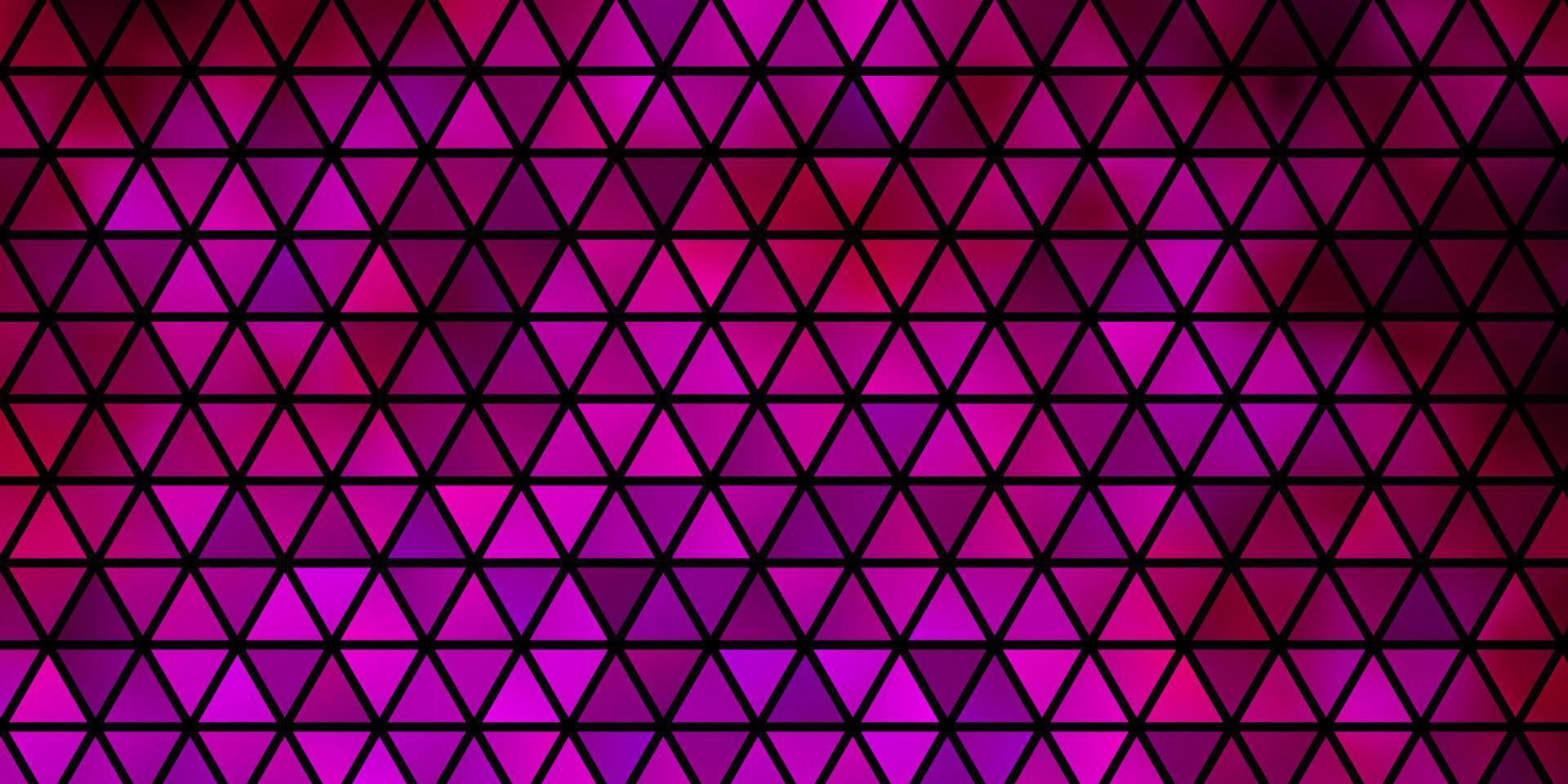 Light Pink vector pattern with polygonal style.