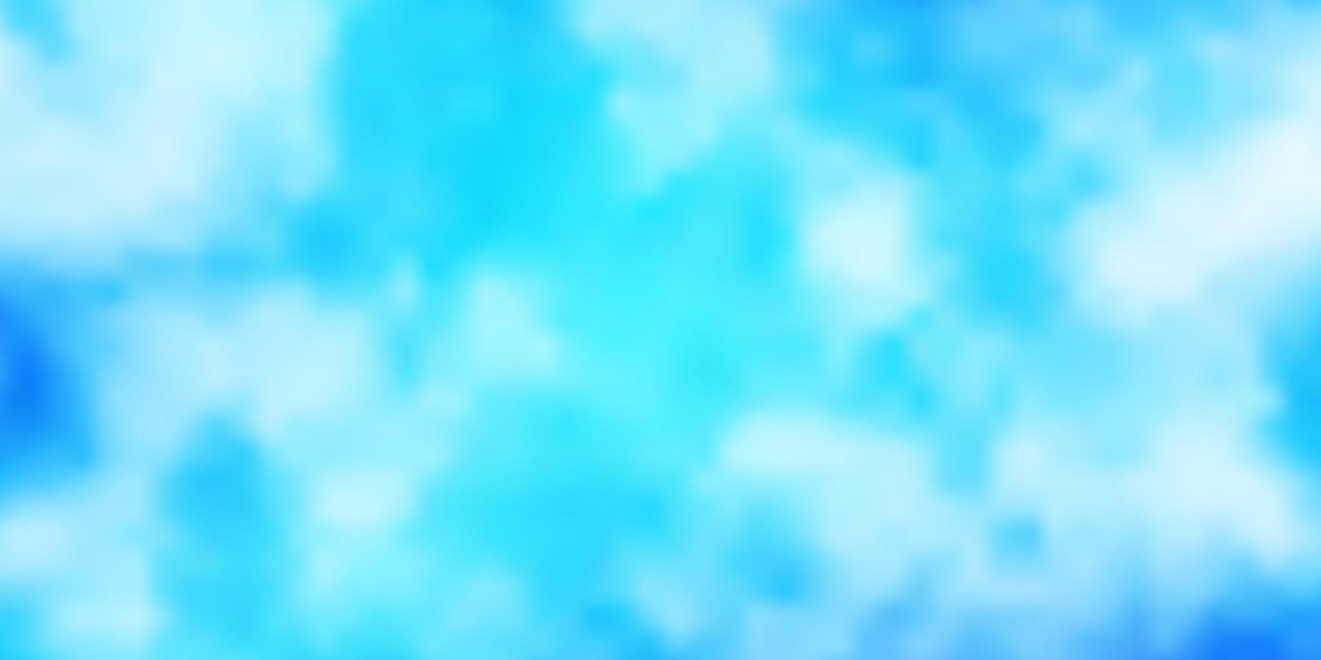 Light BLUE vector texture with cloudy sky.