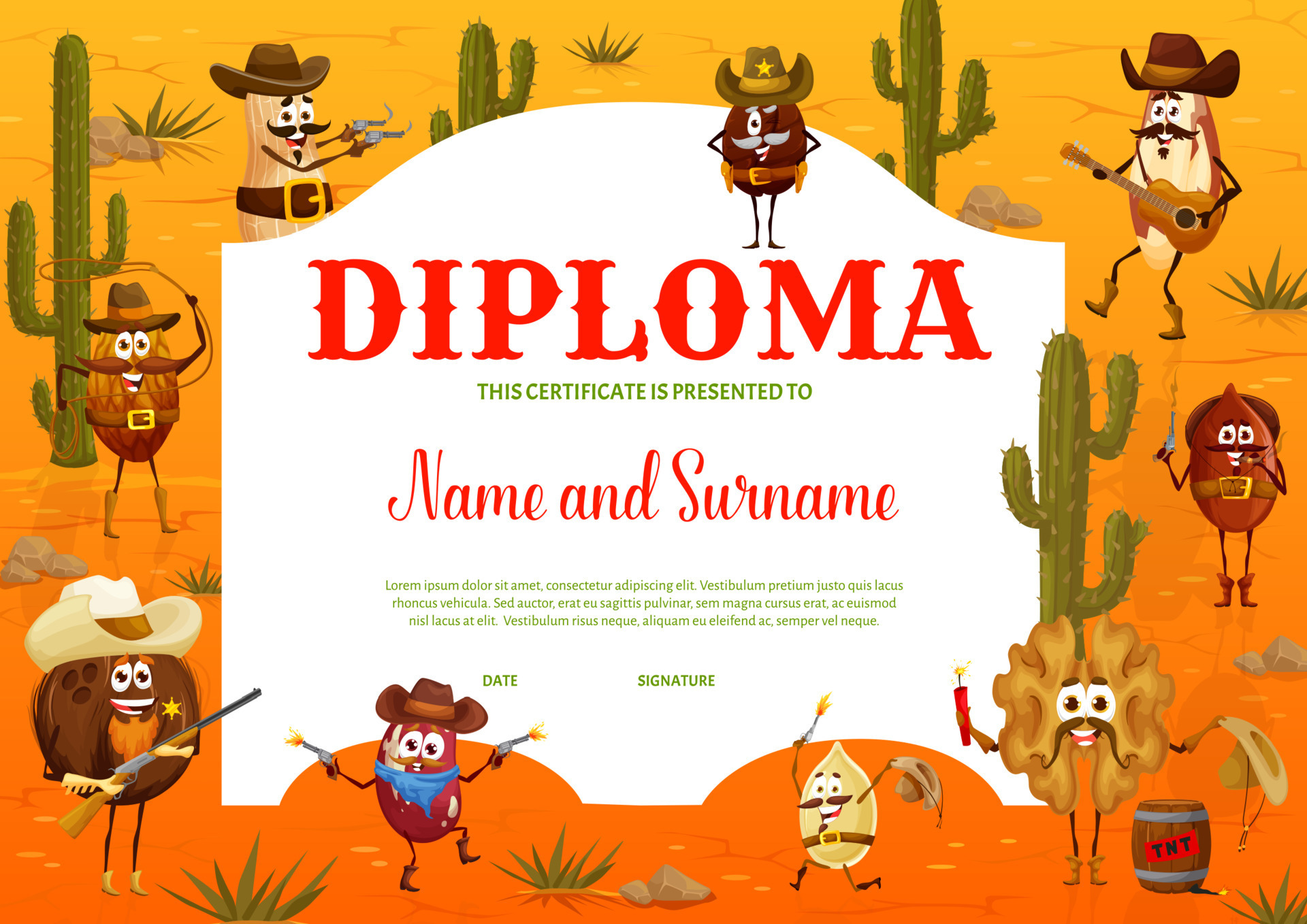 Kids diploma cartoon wild west cowboy characters 11592540 Vector Art at Vecteezy Kids diploma cartoon wild west cowboy characters 11592540 Vector Art at Vecteezy
