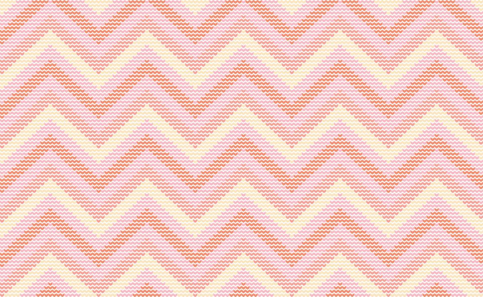 Knit Pattern Vector, Embroidery Classic Background, Aztec Repeat for print, Zigzag Diagonal seamless vector