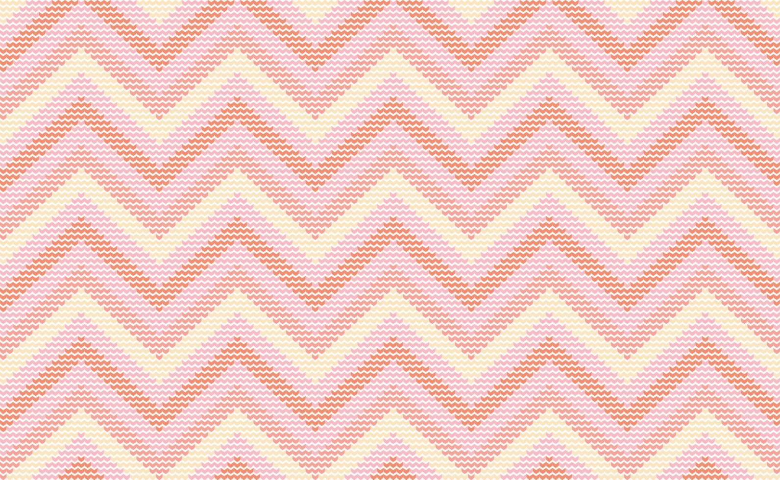 Knit Pattern Vector, Embroidery Classic Background, Aztec Repeat for print, Zigzag Diagonal seamless vector