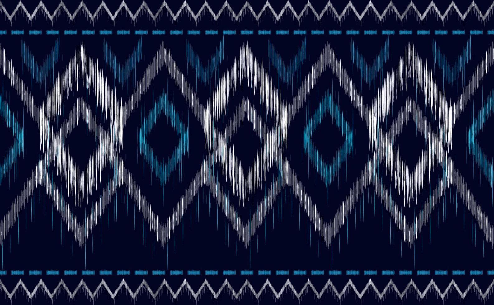 Ethnic pattern vector, Geometric craft batik background, Embroidery zigzag aztec seamless for digital print vector
