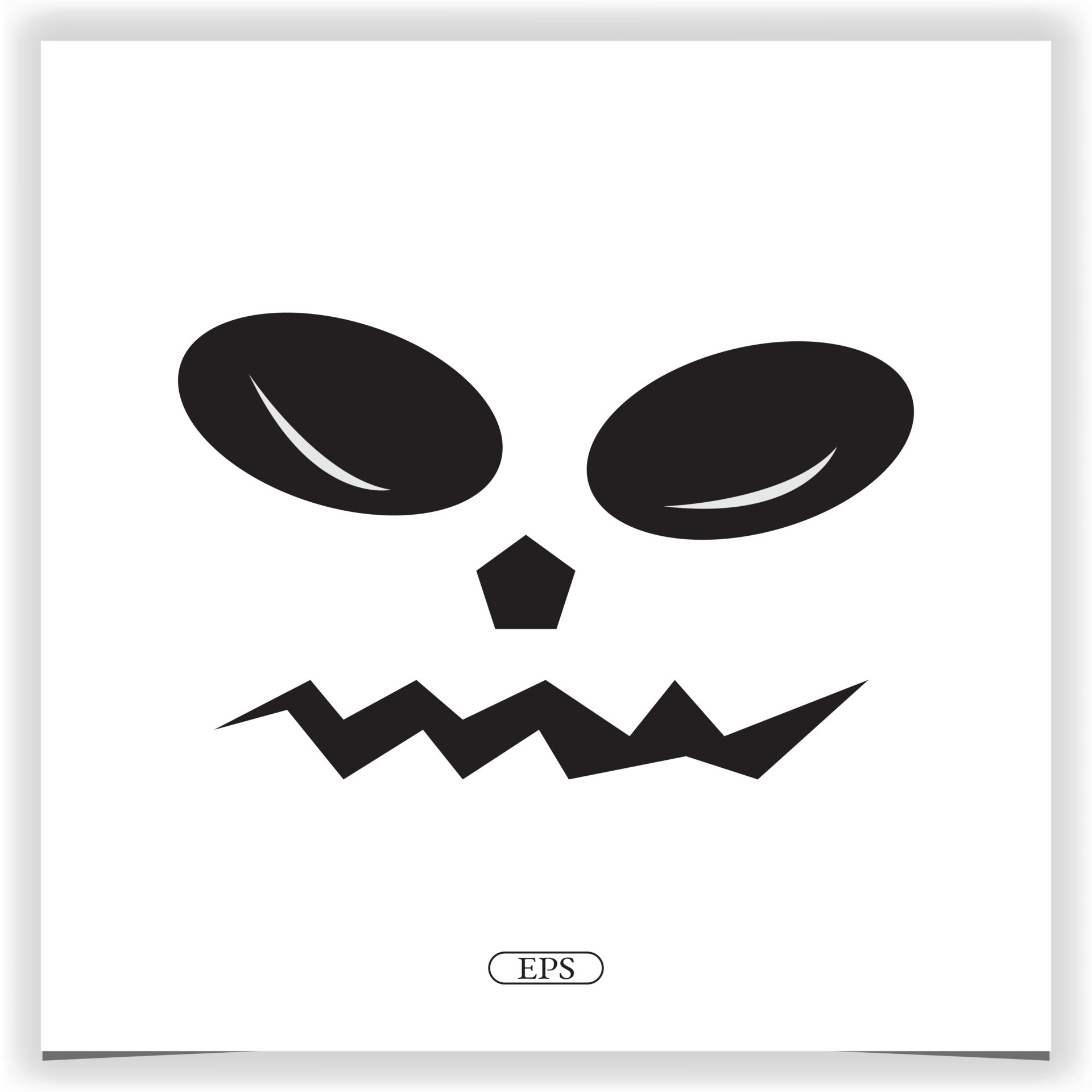 Premium Vector  Pumpkin or ghost halloween scary face