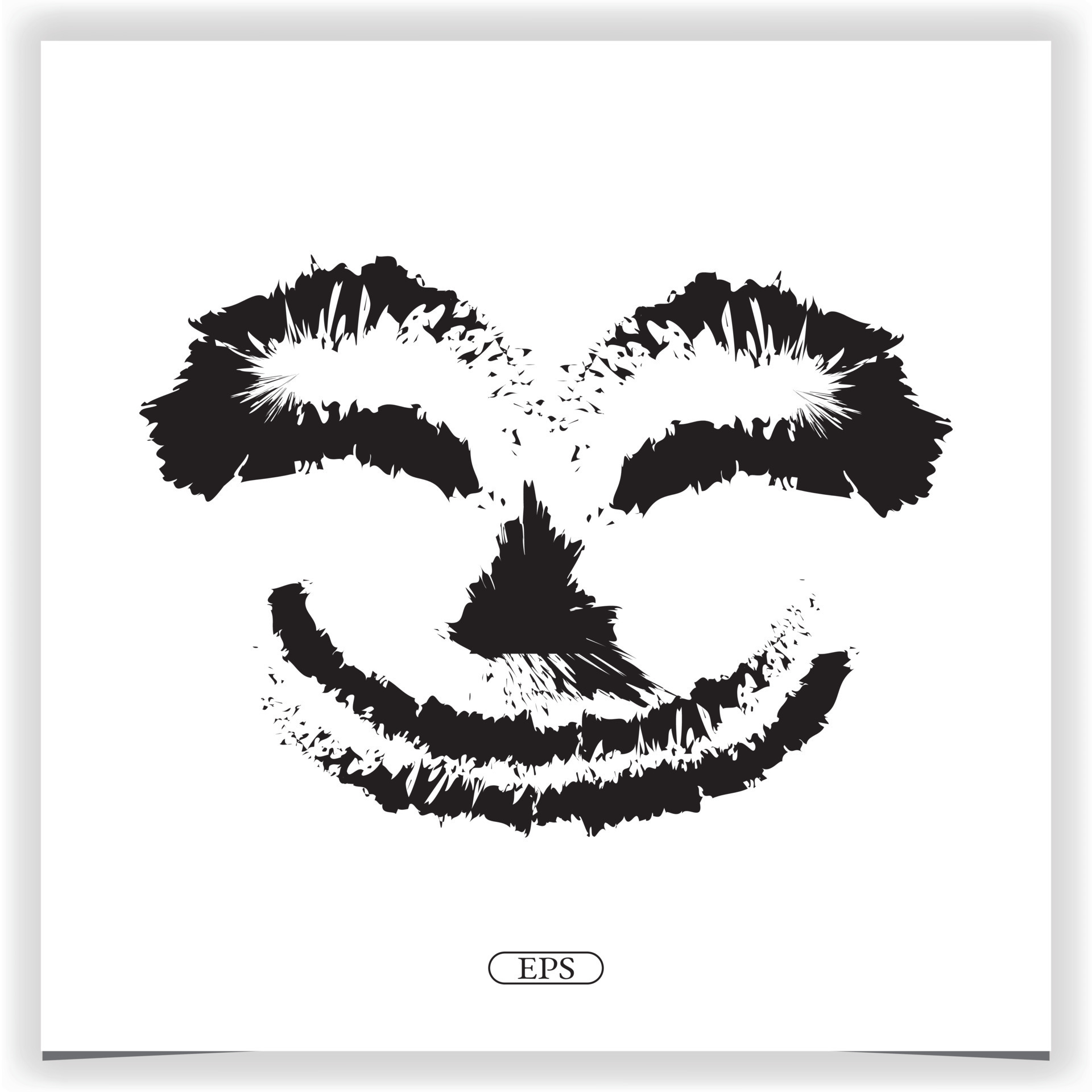 Premium Vector  Halloween scary face pumpkin or ghost