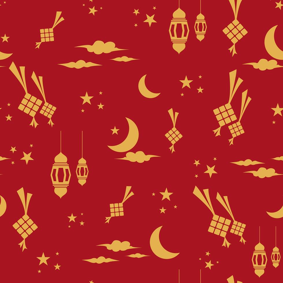 ramadan seamless pattern. islamic background vector