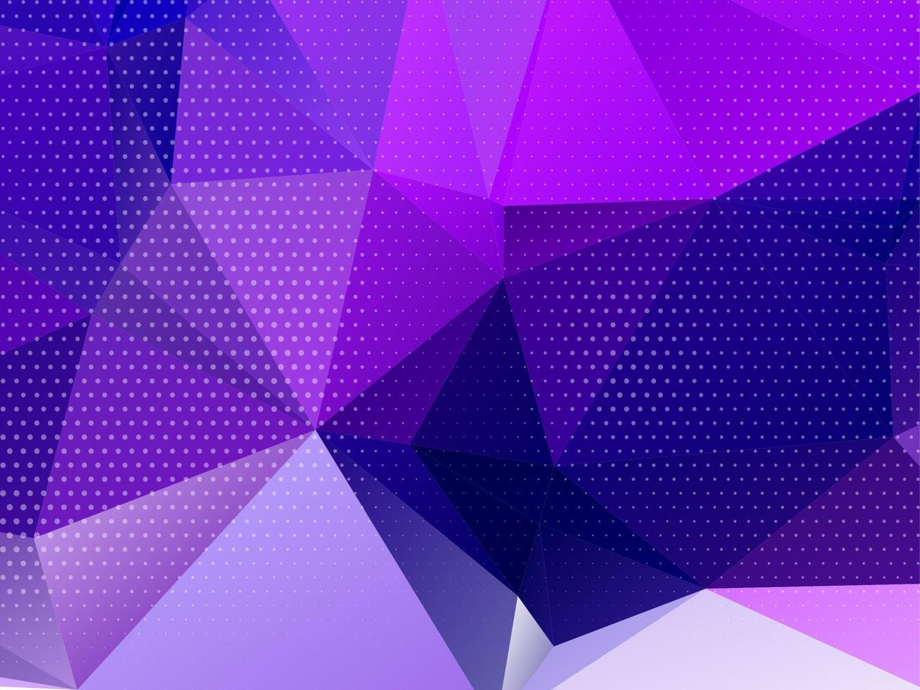 Abstract colorful triangular geometric crystal background vector