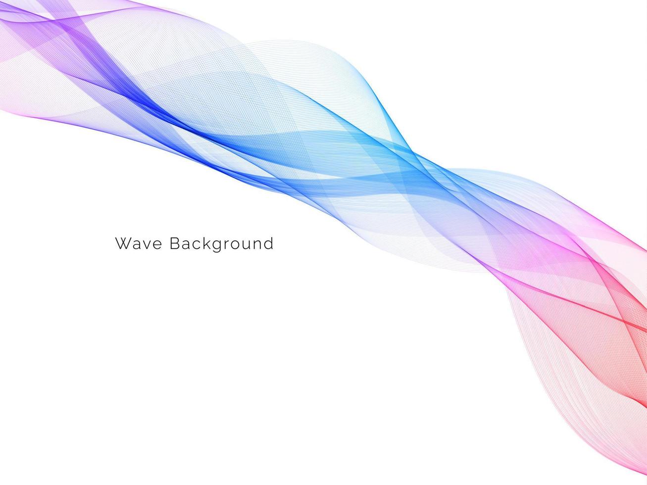 colorful motion wave style abstract background vector