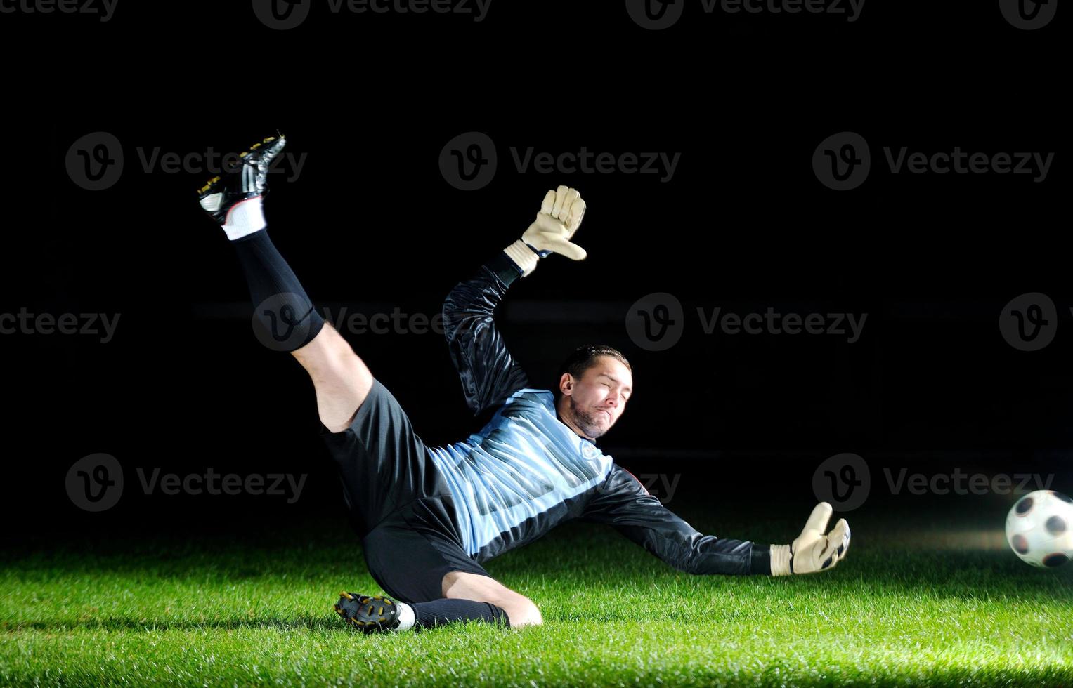 Soccer player view photo