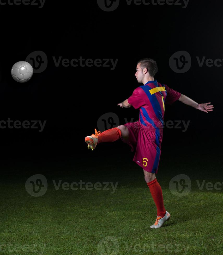 Soccer player view photo