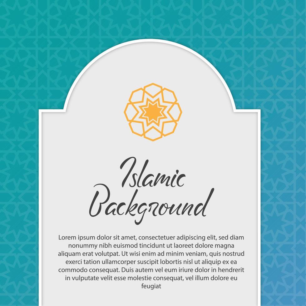 diseño de fondo islámico publicación en redes sociales ramadhan kareem ied mubarak vector
