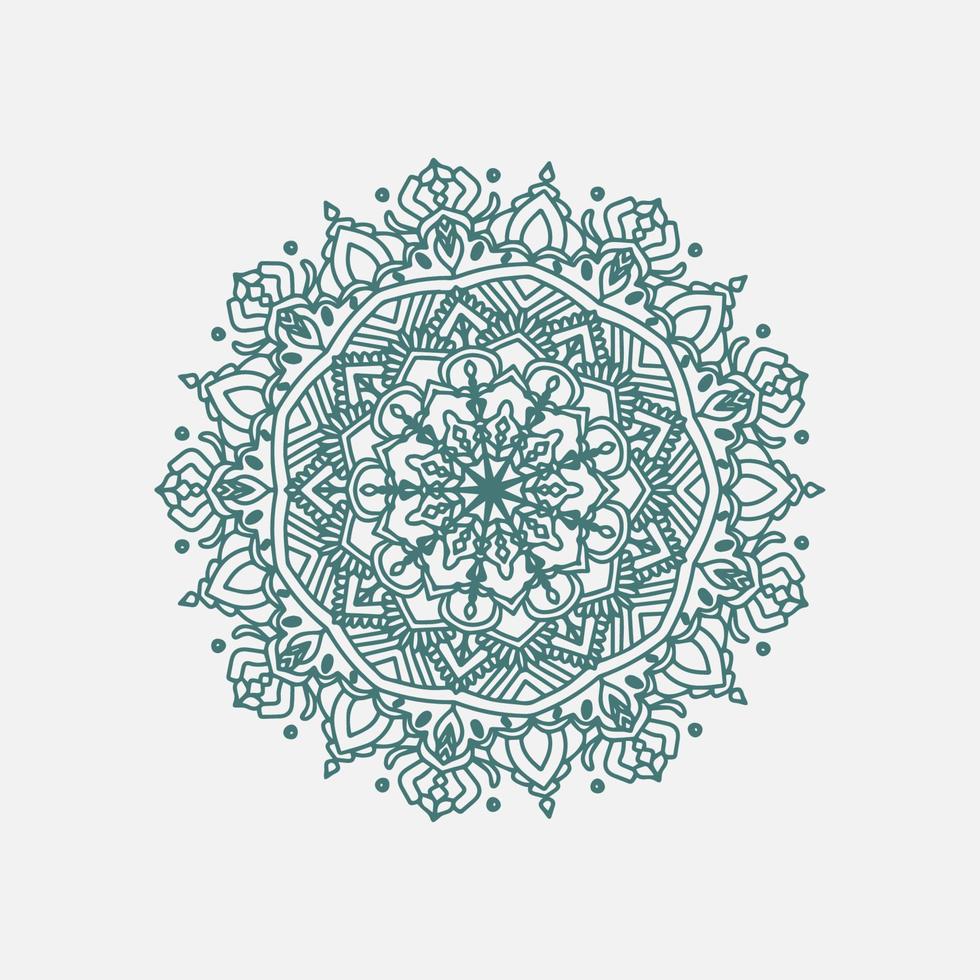 Mandala for coloring book.Floral Vector Ornament For Backgrounds, Logos, Stickers, Labels, Tags And Other Design.doodle style.