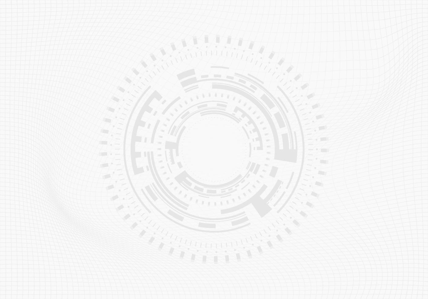 Abstract digital of clear gray futuristic interface on white paper template. Clear design for decorating background. Vector